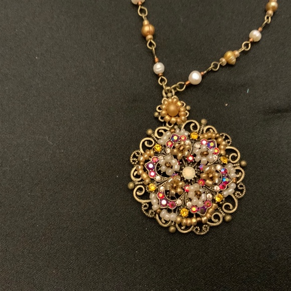 S5/ NWT 18” Cookie Lee Necklace & Earring Set 5 - Fresh Water Pearl - Picture 3 of 5